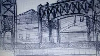 Mohawk Road  Vertical Lift Bridge (Removed and  Canal filled in) Cincinnati, Ohio 