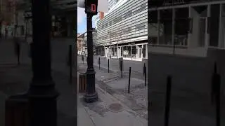 Downtown Montreal Quebec Pandemic ghost town