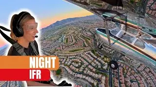 Practicing IFR at Dusk | RNAV Under Foggles