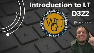 WGU D322 — Введение в ИТ