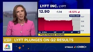 Lyft shares tumble more than 8% on Q2 results