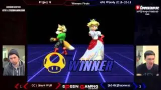 ePG Weekly - GC | Silent Wolf (Fox) Vs. [62-Bit]Bladewise (Peach) (Winners Finals) - Project M