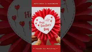 DIY Doctor's Day Badge || Doctor's Day Craft Ideas || #doctorsday #diy #paperbadge