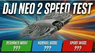 DJI Neo2 speed tests (20+ metres altitude with some wind!)