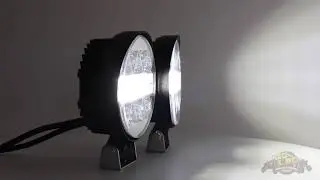 PAR DE FAROS LED REDONDOS HIGH POWER 102W 4.2