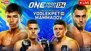 ONE Friday Fights 134: Yodlekpet vs. Mammadov |  LIVE STREAM Muay Thai Fight Companion | Lumpinee