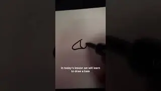 Learn to draw in 10 seconds: holiday ham