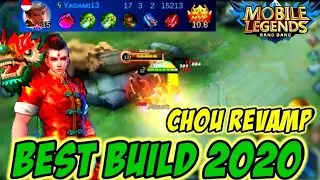 No Jungle !! No Problem !! Chou Revamp Best Build 2020 ||| Freestyle Gameplay MLBB