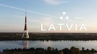 РИГА - Художественная Аэросъемка с дроном Мавик Мини