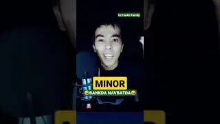 MINOR 🤯 | MINOR  XAMKOR BANK XAQIDA NIMA DEDI ? 🤣 NAVBATDA KUTIBDI 🤯