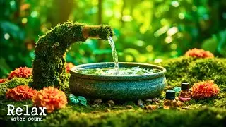 Calming Piano & Nature Water Sounds 🌿 Relaxing Spa Ambience for Stress Relief & Deep Sleep
