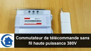 Introduction du commutateur de t&eacute;l&eacute;commande sans fil haute puissance 380V