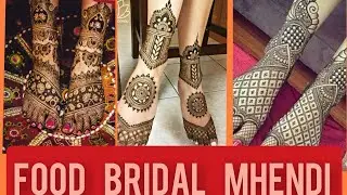 Feet bridal mhendi///Latest and unique food mhendi degain idea 2021