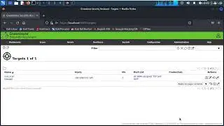 how to configure scanning targets in openvas tool in kali linux
