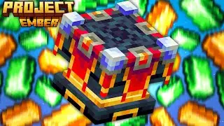 EMBER INFUSION, ARCANE FORGE & ELVEN PORTAL! Minecraft Ember Project EP6 [Modded Questing Skyblock]