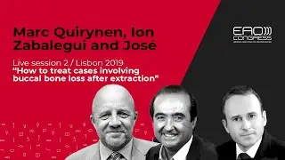 Treat cases involving buccal bone loss after extraction w/ J.C. Rosa, M. Quirynen & I. Zabalegui