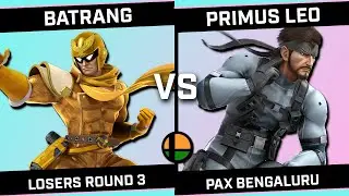 Batrang (Captain Falcon) vs Primus Leo (Snake/Wolf) - PAX Bengaluru