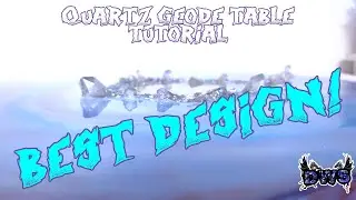 Quartz Geode Resin Table Tutorial-Best Design Yet!