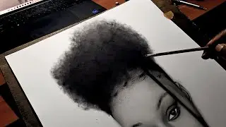 EASIEST Way to Start Drawing Afro Hair First Layer Tutorial