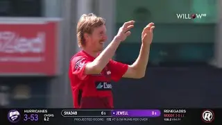 David Moody 3 wickets vs Hobart Hurricanes| 14th Match - Hobart Hurricanes vs Melbourne Renegades