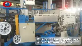 Wire and cable (double、tripple layer)extrusion production line for cable wire manufacturing machine