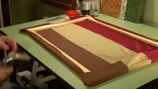 How to Stretch Fabric Corners for Wall Hangings