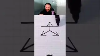 HOW TO DRAW THE PERFECT 3D STAR #shorts