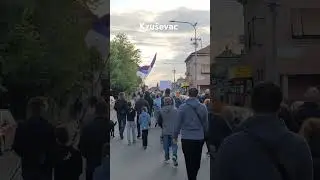 Kru&scaron;evac protest 27. April 2025 #krusevac #kru&scaron;evac #srbija #serbia #protest #protesti #studenti