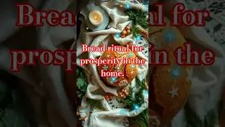 Bread ritual for prosperity in the home. #ritual #magic #magia #esoteric