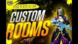 CUSTOM ROOMS  | ZEUS PLAYS IS LIVE | RUSH GAMEPLAY WITH NOOB SQUAD