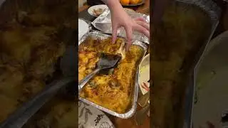 Lasagna is ready to eat #homemade #lasagna 