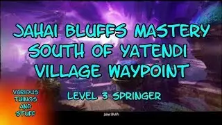 Guild Wars 2 Jahai Bluffs Mastery South of Vatendi Village Waypoint Lvl 3 Springer