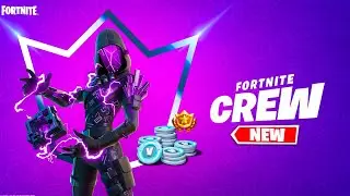 *NEW* CUBE ASSASSIN SKIN GAMEPLAY - FORTNITE CREW PACK - GLYPH AURA SET
