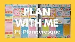 PLAN WITH ME // Planneresque Unicorns // EC Vertical