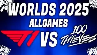 T1 VS 100 THIEVES ALLGAMES HIGHLIGHTS WORLDS 2025 - LEAGUE OF LEGENDS - SUIZO