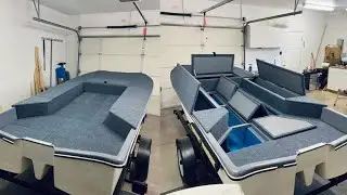 Mini Bass Boat Build! (Episode #5) Painting, installing hatch hinges, etc.
