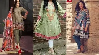 Stylish Winter Short Kurti and frock  Designs 2021