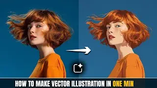 How to Make Vector Illustration in 1 Minute | Easy Tutorial.