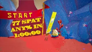 (1:00:00) A SpeedRun Of Battle For Bikini Bottom Rehydrated ANY% 77 Spat