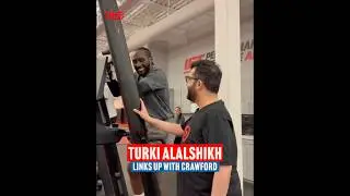 Turki Alalshikh visits Terence Crawford in Las Vegas ahead of his superfight with Canelo Alvarez 🤝