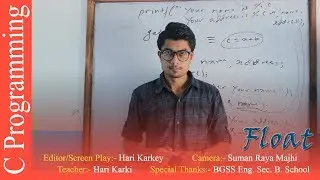 C programming float Chapter | Hari Karki | 2018