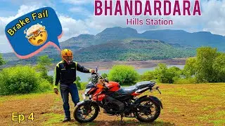 Brake Fail 😱| Bhandardara Hill station | Monsoon bike ride in maharashtra | Praveen Singhaniya