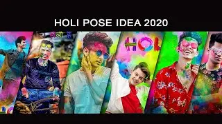Best Holi Photo Editing Pose Idea 2020