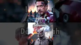 Ironman⚡ VS GodZilla, King Ghidorah, Rodan, Mechagodzilla, King Kong, Anguirus, Mothra, Destoroyah.🤯