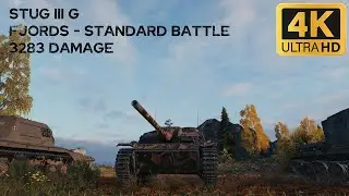 StuG III G 3,3k damage 3 frags on Fjords - World of Tanks