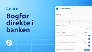 Bogfør direkte fra bankafstemningen - Dinero Learn