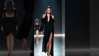 AI Model Slays the Runway: A Futuristic Catwalk    #Catwalk #Runway
