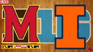 Maryland vs Illinois Big Ten College Basketball Live Game Cast & Audio