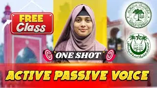 Active & Passive Voice Full Class 🔥 | JMI & AMU Entrance 2026 | English Grammar for Class 6th & 9th