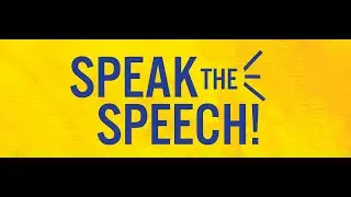 Guide for Educators: Speak the Speech